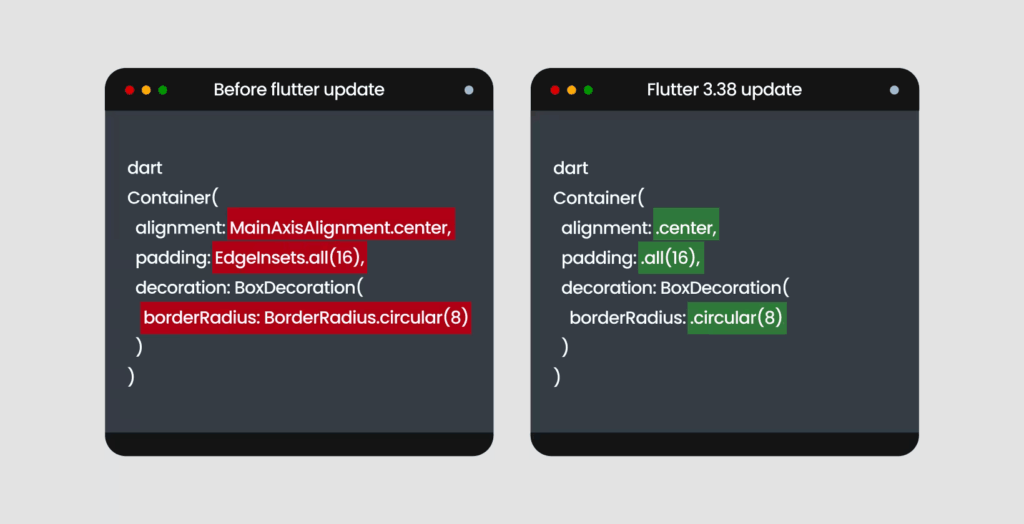 Dart 3.10 Dot Shorthands