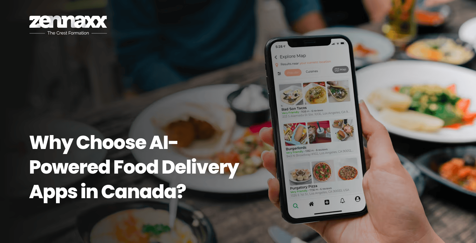 Why Choose AI-Powered Food Delivery Apps in Canada