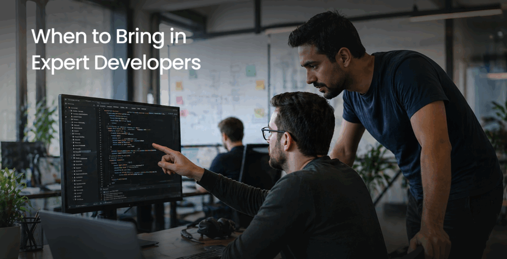 When to Bring in Expert Developers