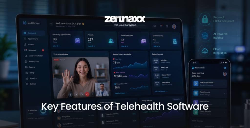Key Features of Telehealth Software